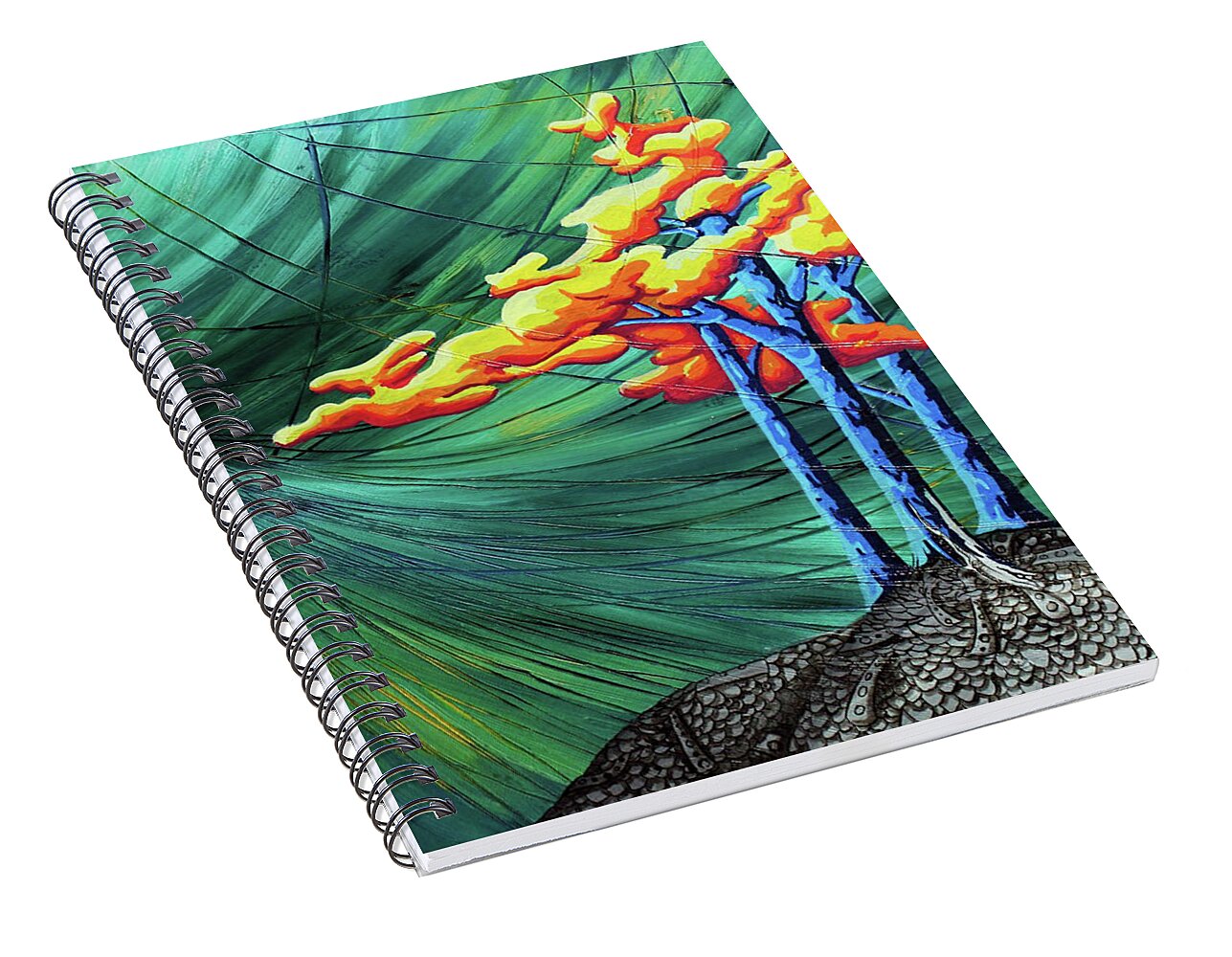 Autumn Sky 1 - Spiral Notebook