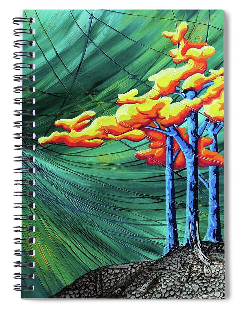 Autumn Sky 1 - Spiral Notebook