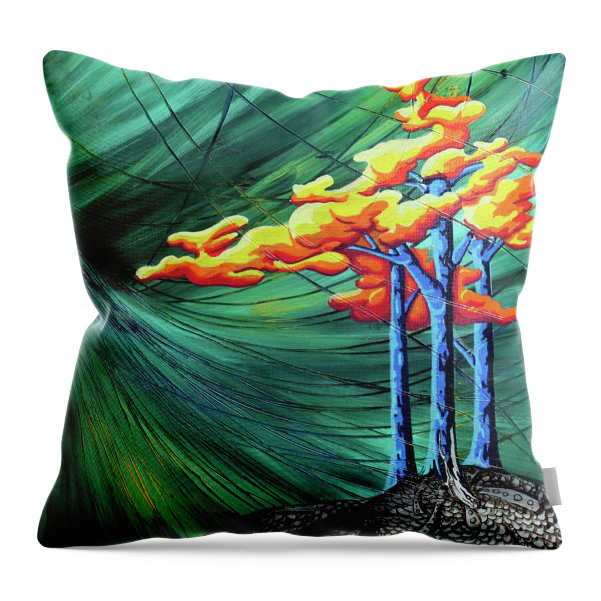 Autumn Sky 1 - Throw Pillow