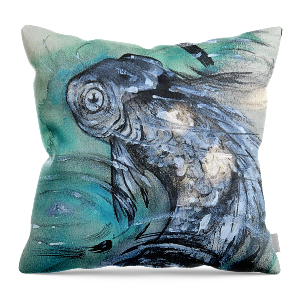 Koi 1 - Throw Pillow